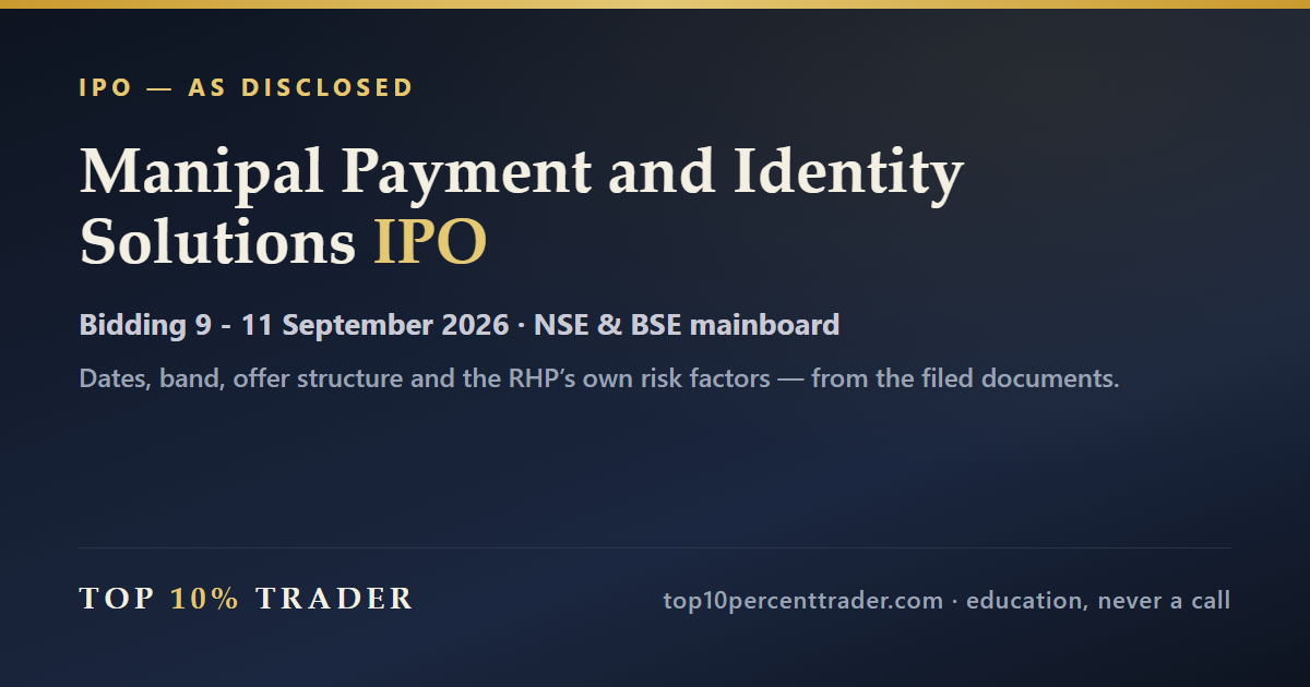 Manipal Payment and Identity Solutions Limited IPO — the disclosed details